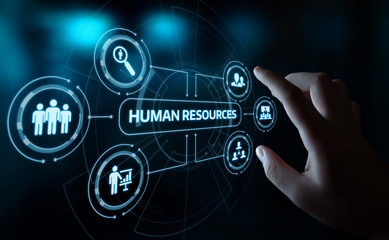 Human Resources HR management Recruitment Employment Headhunting Concept