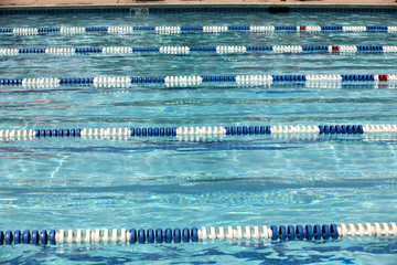 Swimming pool for the swim meet
