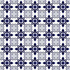 blue seamless pattern
