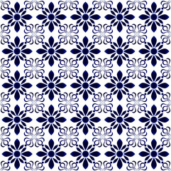 blue seamless pattern