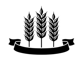 麦とリボンのロゴ