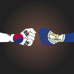 Conflict between countries: South Korea vs Belize