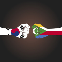 Conflict between countries: South Korea vs Comoros