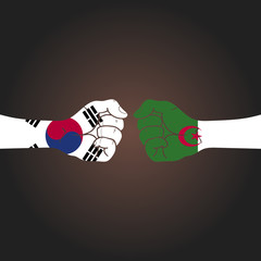 Conflict between countries: South Korea vs Algeria