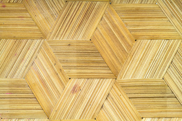 Weave pattern of bamboo background
