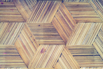 Obraz premium Weave pattern of bamboo background