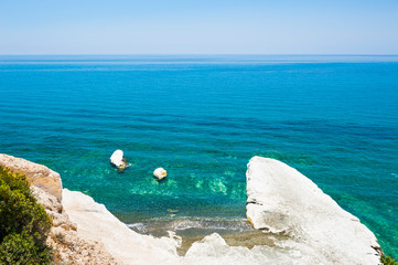 White cliff on 