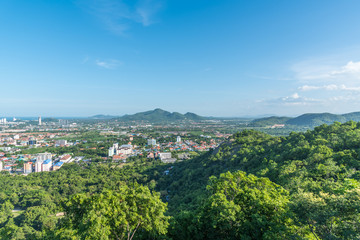 Fototapeta na wymiar Cityscape of Hua Hin Prachuap Khiri Khan, Thailand