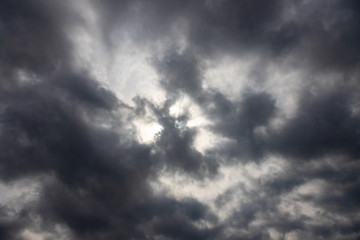 Obraz premium Black Showers Clouds