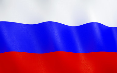 3D Flag of Russia.