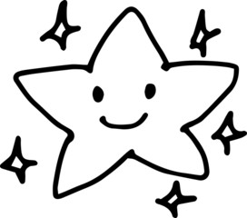 Children of graffiti-style stars