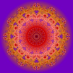 Beautiful Mandala. Vintage decorative elements. Hand drawn background. vector illustration.