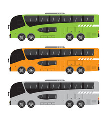 10 Wheel Bus Vector and Illustration