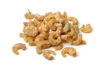 Heap of dried shrimp