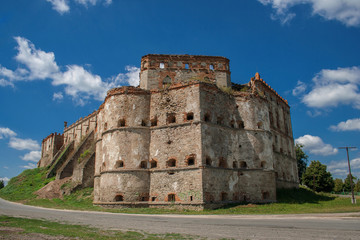 Scenic view on Medzhybizh Castle. Location place: Medzhybizh, Ukraine.