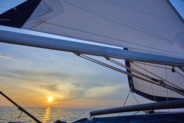 yacht and sea