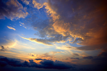 Fototapeta premium sunset over sea