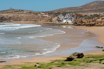 Paysage de Imsouane au nord deTaghazout-Maroc