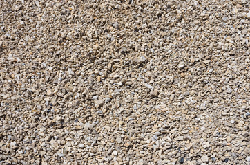 Texture of building rubble. Photo taken in summer on a construction site, outdoors