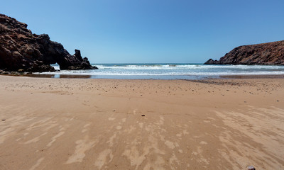 Fototapeta premium Plage de Mirleft vers Tiznit 