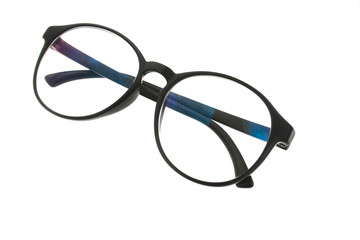 Eyewear,Glasses Isolated on white background.