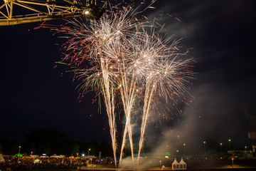 Naklejka premium Feuerwerk