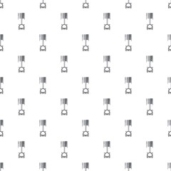 Piston pattern seamless repeat in cartoon style vector illustration