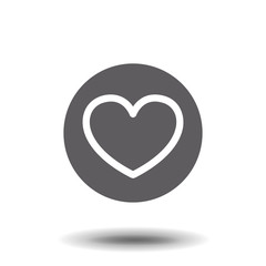 Modern heart line icon. Premium pictogram isolated on a white background. Vector illustration. Stroke high quality symbol. Heart icon in modern line style.