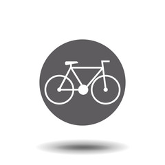 Fototapeta premium Bicycle icon on white background. Vector illustration.