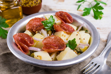Traditional potato salad