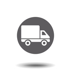 truck icon delivery. One of set web icons