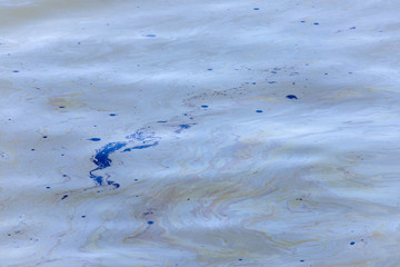 oil pollution in the water