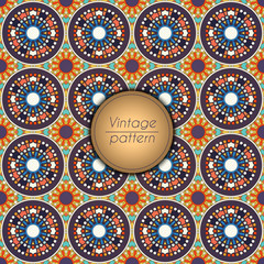 Abstract colorful geometric seamless pattern. Floral background texture.
