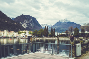 Riva del Garda. Italian architecture. 