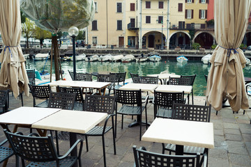 Desenzano del Garda. Italian architecture.