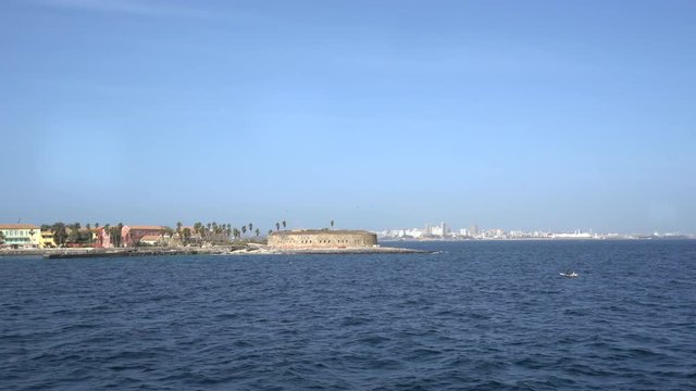 Gore island, city of African slave trade - Dakar, Senegal