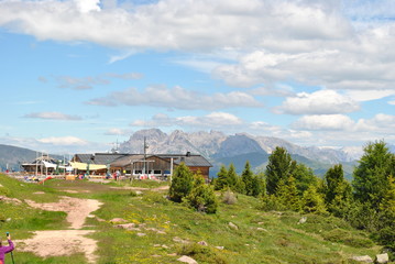 Fototapeta na wymiar Alpe Cermis