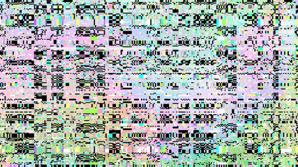 Fototapeta premium Holographic glitch. TV fail. No signal. Trendy wallpaper. Modern backdrop. Holography texture. Chameleon colors. Vector art for web design or printed products.