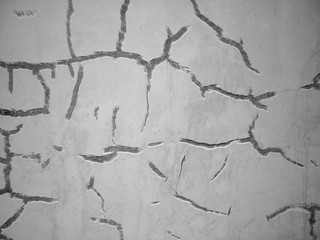 Fototapeta premium Grungy white concrete wall background