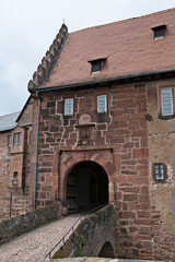 Fototapeta na wymiar Detailed shots of the breuberg castle near the city of breuberg in germany