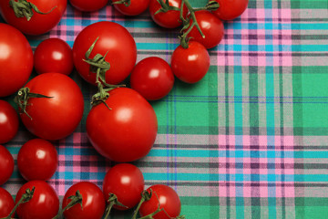 Tomatoes on the table