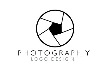 Shutter Icon. Photography Logo Design Creative Vector