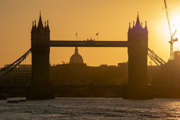 Sunset by Tower Bridge