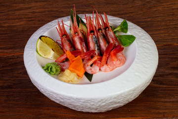 Japanese sashimi Prawn