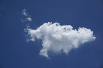 Clouds floating in the air