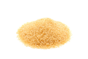 heap of raw Organic Cane Sugar, Brown sugar