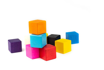 colorful toy blocks,