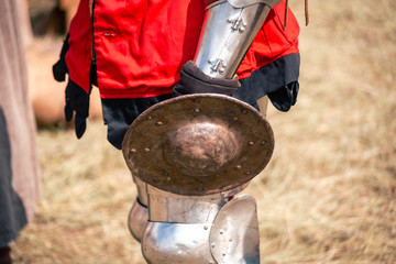 Old style knight equipment for exercise and fight