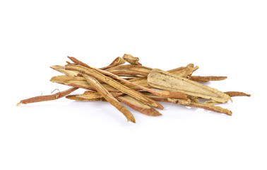 liquorice on white background