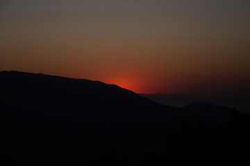 Morning in the Crimea mountains